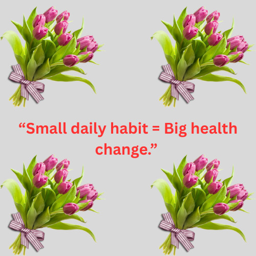 Be regular with routine