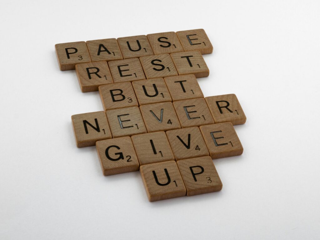 don't give up